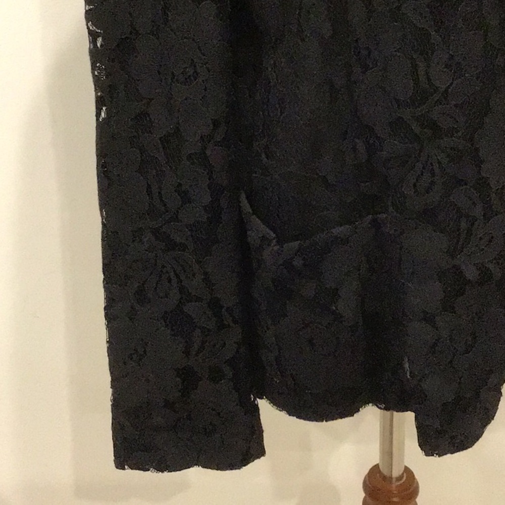DKNY black lace blazer, size 12 - Picture 3 of 6